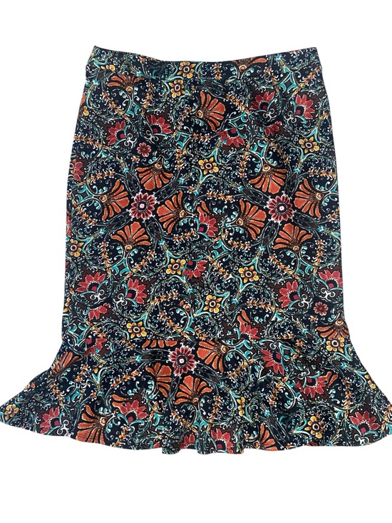 Cato Dresses & Skirts - CATO Gato Skirt" floral-patterned A-line mid-skirt with a flare at the hem.NWT